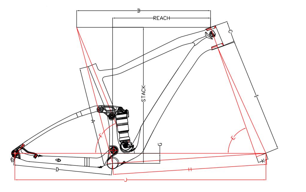 Light Weight MTB Hardtail Carbon Frame