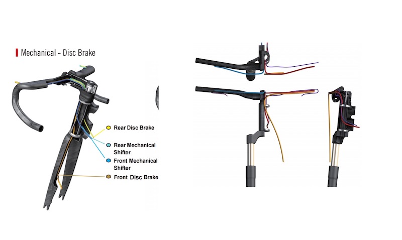 DISC BRAKE ROUTING FOR E BIKE