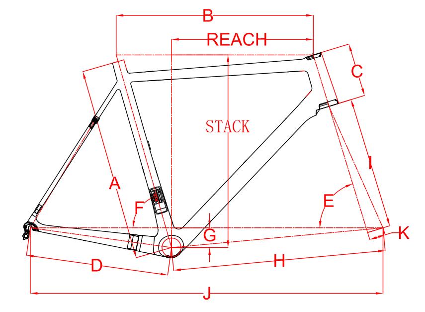 Light Weight Carbon Road Caliper Frame