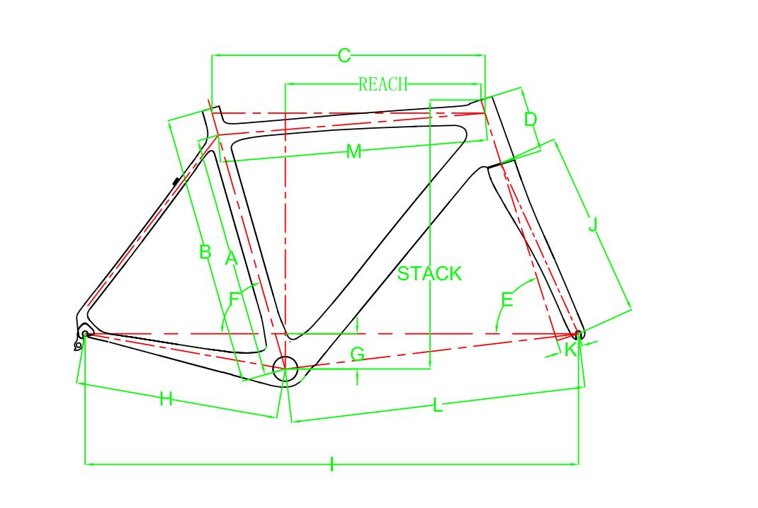 Carbon 700C Road Caliper Framesets