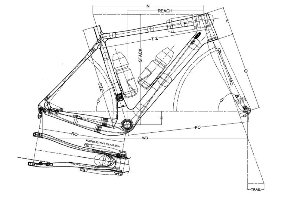 Gravel Carbon Bike Frame Cheap Price