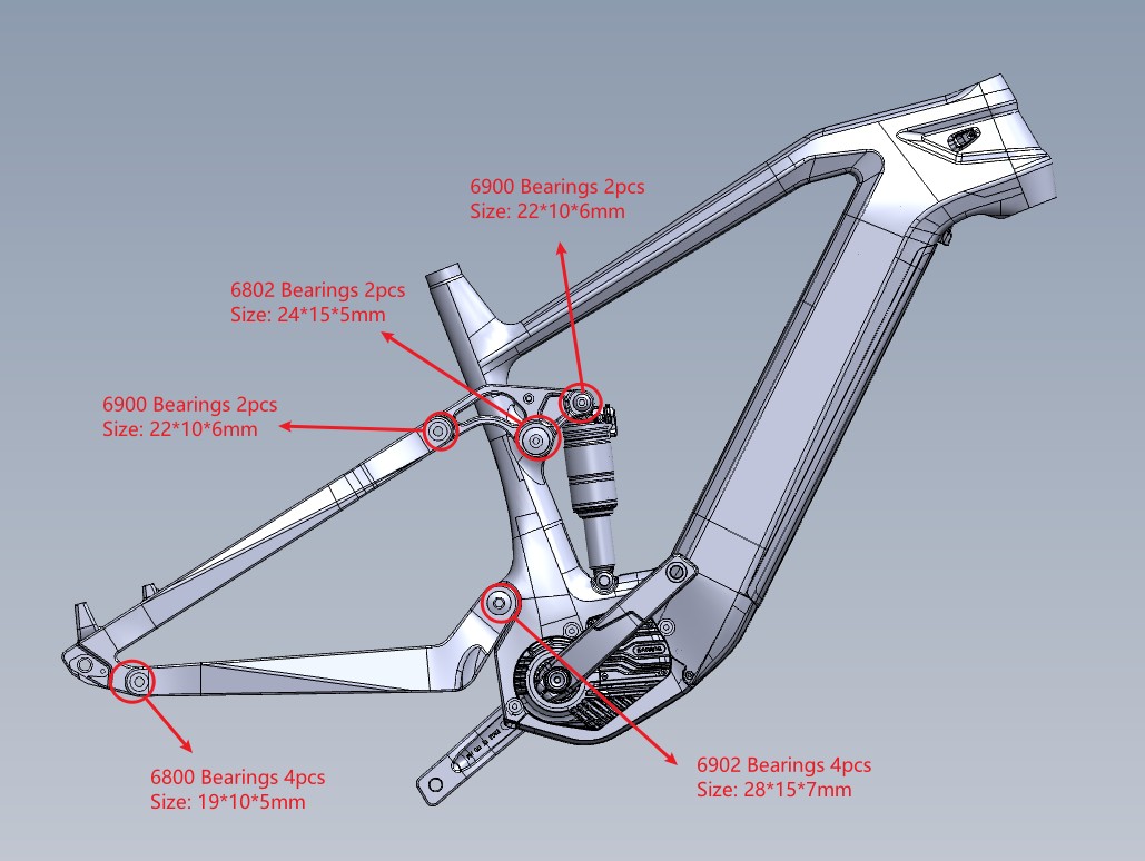 Electric Bike Frames